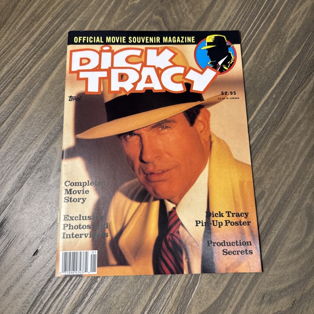 DICK TRACY The Official Movie Souvenir Magazine (1990) Warren Beatty